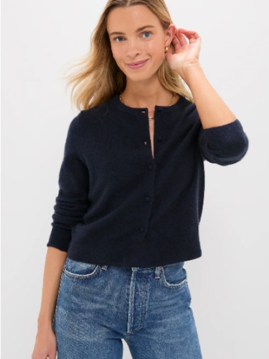 Tuckernuck Sweaters - NWT - TUCKERNUCK Navy Cashmere Riley Cardigan